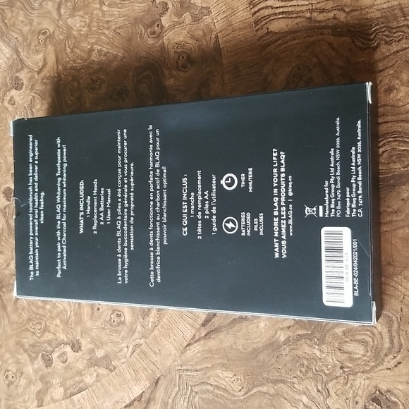 Blaq Battery Powered Toothbrush NIB Fab Fit Fun - Picture 3 of 4